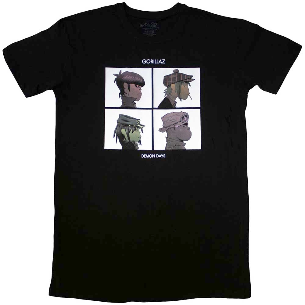 Gorillaz - Demon Days Korte jurk - Zwart